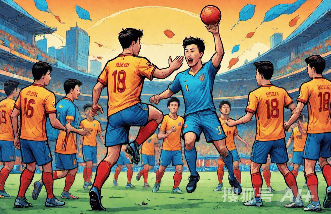 热血激昂的足球比赛给球迷带来无限激情